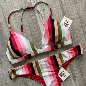 🔥🔥BILLABONG - RETRO STRIPE BIKINI SET🔥🔥